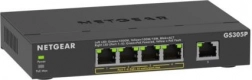 Netgear GS305P neřízený 5portový gigabitový PoE+ switch (63 W) pro SOHO