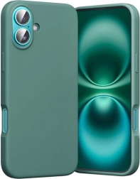 Silikonové pouzdro Vention pro iPhone 16 Plus s MagSafe, zelené