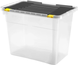 Plastový úložný box s víkem HEIDRUN One 100 l