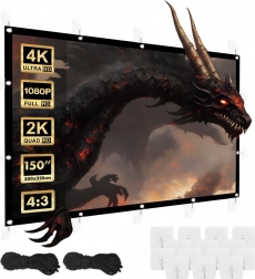 Projekční plátno Maclean 150" 300x220 cm 4:3