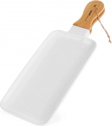 Porcelánový servírovací talíř s bambusovou rukojetí 40,5 cm NAVA TERRESTRIAL