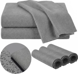 Sada mikrovláknových utěrek na sklo a okna 30 × 40 cm (3 ks) RUHHY