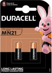 Alkalické baterie Duracell MN21 v blistru 2 ks
