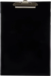 Psací podložka A4 s kovovým klipem Classic černá