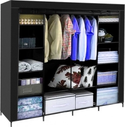 Textilní skříň XXL 170x170 cm Ruhhy