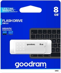 Pendrive GOODRAM UME2 8GB USB 2.0 Bílý