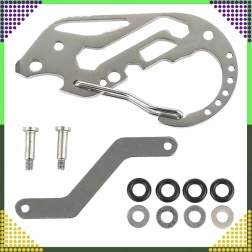 Multifunkční karabina na klíče – kapesní multi‑tool z nerezové oceli