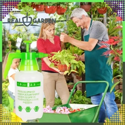 Ruční tlakový postřikovač 1 l zelený