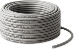 Síťový kabel UTP Cat6 25 m – měděný, 1 Gb/s, šedý