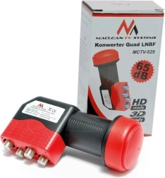 Satelitní konvertor quad 65 dB MCTV-629