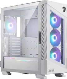 Počítačová skříň MSI MPG Velox 100R White s tvrzeným sklem