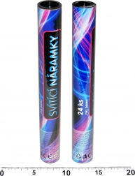 Svítící náramky – sada 24 ks v tubě