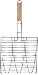 Kovový grilovací koš na ryby 28 × 55,5 cm