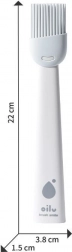 Silikonový mašlovačka Oilu bílá