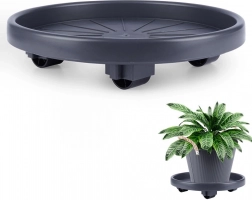Podložka pod květináč na kolečkách 30 cm
