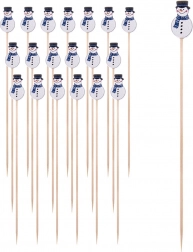 Bambusové párátka na jednohubky 13 cm, 20 ks