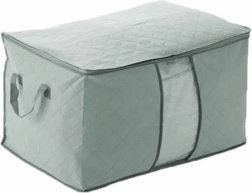 Organizér na ložní prádlo a oblečení se zipem, šedý