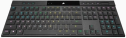 Bezdrátová mechanická klávesnice Corsair K100 RGB Air Ultra Thin Cherry MX