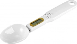 Digitální kuchyňská lžícová váha 500 g / 0,1 g, bílá