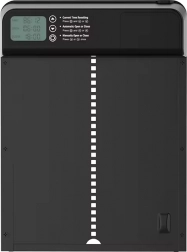 Automatická dvířka kurníku s časovačem - černá