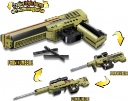 Qman Stavebnice Zbraň Dilemma 3v1