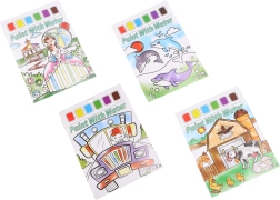 kreativní malovací set s vodními barvami – 6 barev a štětec