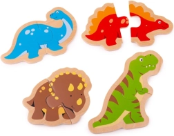 Dřevěné puzzle dinosauři pro děti