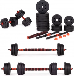Nastavitelná činka 30 kg sada s tyčí