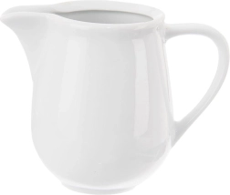 Porcelánový mlékovník Mona bílý 260 ml