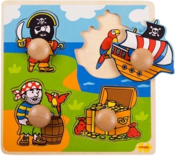 Vkládací puzzle Piráti od Bigjigs Toys
