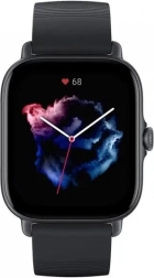 chytré hodinky amazfit gts 3 grafitově černé