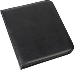 Diplomatka A5 matná černá s 4kroužkovou mechanikou