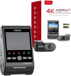 VIOFO A229 Pro Dashkamera s 4K + 2K Duálním Záznamem a GPS