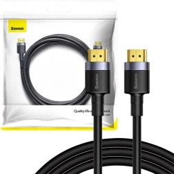 Baseus Cafule HDMI 2.0 kabel 4K 60 Hz 5 m – Černý