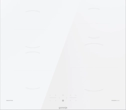 GORENJE indukční varná deska, bílá, 4 zóny, BigZone 23 cm a PowerBoost
