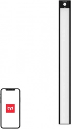 Senzorové LED světlo do skříně YEELIGHT 40 cm, černé, 4000 K