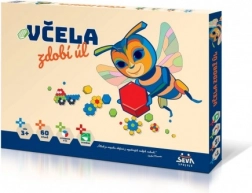 Včela zdobí úl mozaika 60ks
