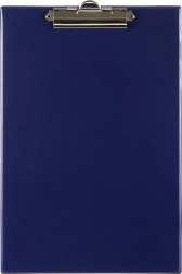Psací podložka A4 s kovovým klipem - modrá