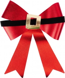 Vánoční dekorativní mašle 22 × 28 cm