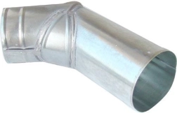 Koleno V 80 mm z pozinkované oceli