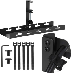 Podstolní organizér kabelů s rychloupínací svorkou 40 cm