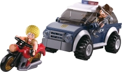 Sluban policie offroad a zloděj na motorce