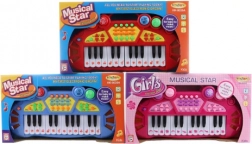 Dětské piánko se zvuky zvířátek na baterie