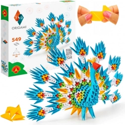 Kreativní Origami 3D Páv od Alexandera