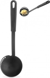 Naběračka s cedicí hranou BLACKLINE 150 ml, 30,5 cm