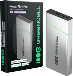 Powerbanka GREENCELL PowerPlay Pro 20800 mAh 65W s rychlým nabíjením PD