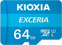 MicroSD karta 64GB Kioxia Exceria s adaptérem