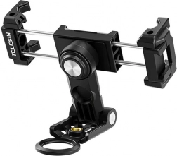 Telesin multifunkční držák na telefon s cold shoe a 360° otočením