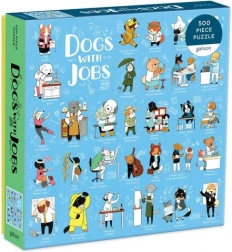 Galison puzzle Pejsci v práci 500 dílků