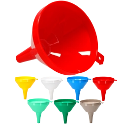 Velký plastový trychtýř se sítkem 16 cm